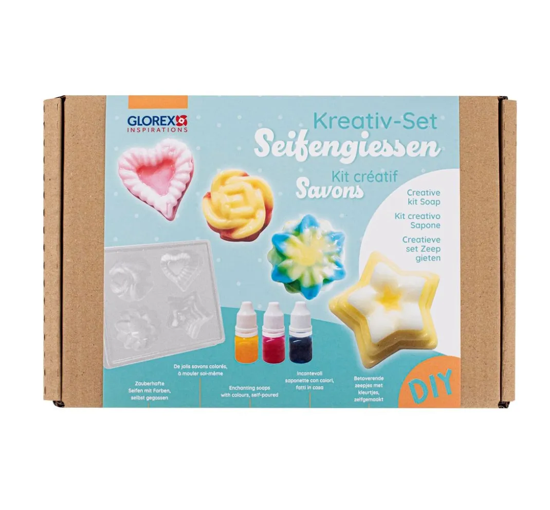 Kinder GLOREX Seifen-Design|Seifen>Kreativ-Set "Seifengießen"