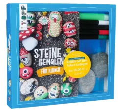 Kinder Topp Kinderbücher|Bücher>Kreativ-Set "Steine bemalen für Kinder"