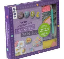Kinder Topp Weitere Geschenkideen Für Kinder|Deko-Bastelsets>Kreativ-Set "Steine gestalten mit Diamond Painting"
