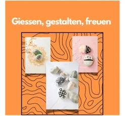 Topp Bücher|Gieß-Sets>Kreativ-Set "Steine gießen"