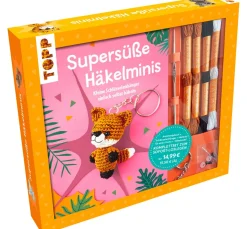Topp Häkelanleitungen|Häkeln>Kreativ-Set "Supersüße Häkelminis. Anleitungsbuch mit Material zum Sofort-Losleg