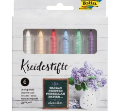 folia Kreidefarbe|Stifte>Kreidestifte, farbig sortiert