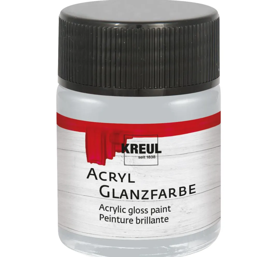 Kreul Kreative Bastelfarbe>KREUL Acryl Glanzfarbe, 50 ml, metallic