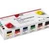 Kreul Kreative Bastelfarbe>KREUL Acryl Glanzfarben Basis-Set, 6 x 20 ml