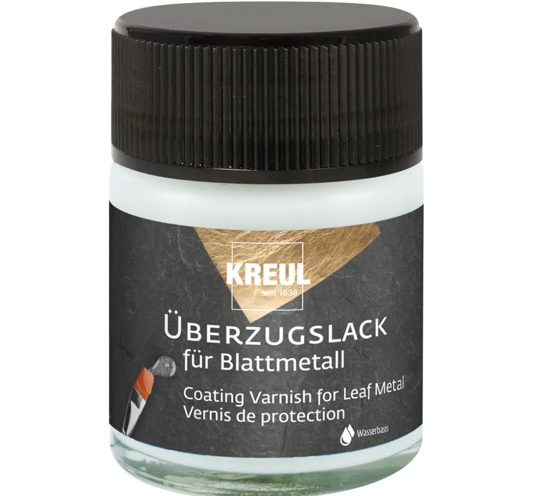 Kreul Kreative Vergolden|Klarlack>KREUL Überzugslack für Blattmetall, 50 ml