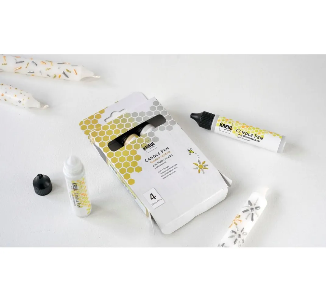 Kreul Kerzenwachs|Kerzen Gestalten>Candle Pen "Glamour Lighting"