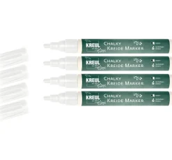 Kreul Kreative Tafelfarbe|Kreidefarbe>KREUL Chalky Kreide Marker Weiß 4er-Set