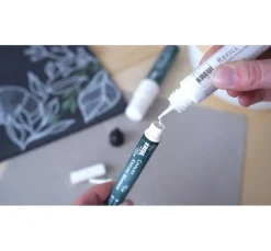 Kreul Kreative Tafelfarbe|Kreidefarbe>KREUL Chalky Kreide Marker Weiß 4er-Set