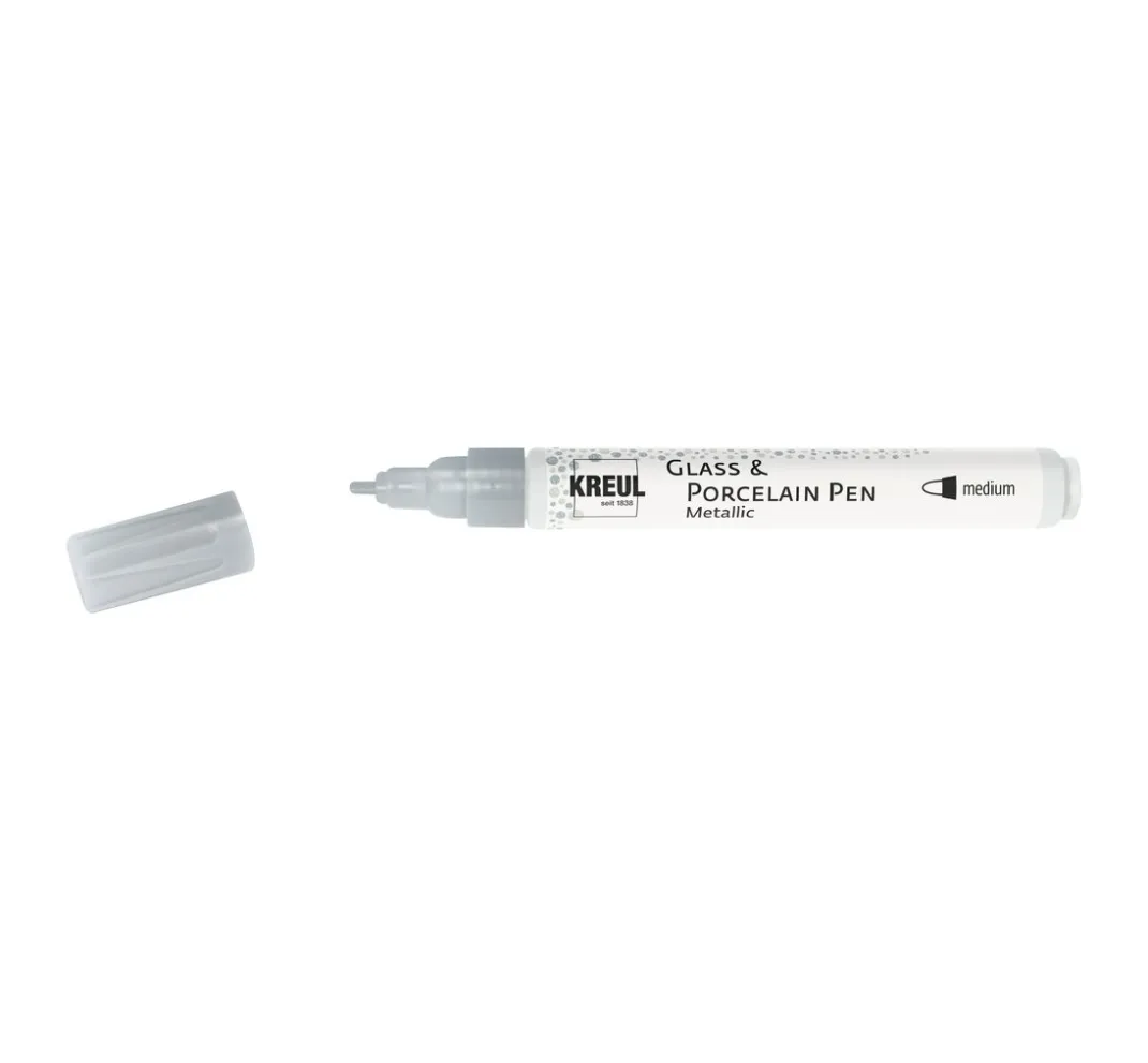 Kreul Kreative Glas- & Porzellanmalerei|Stifte>KREUL Glass & Porcelain Pen "Metallic"