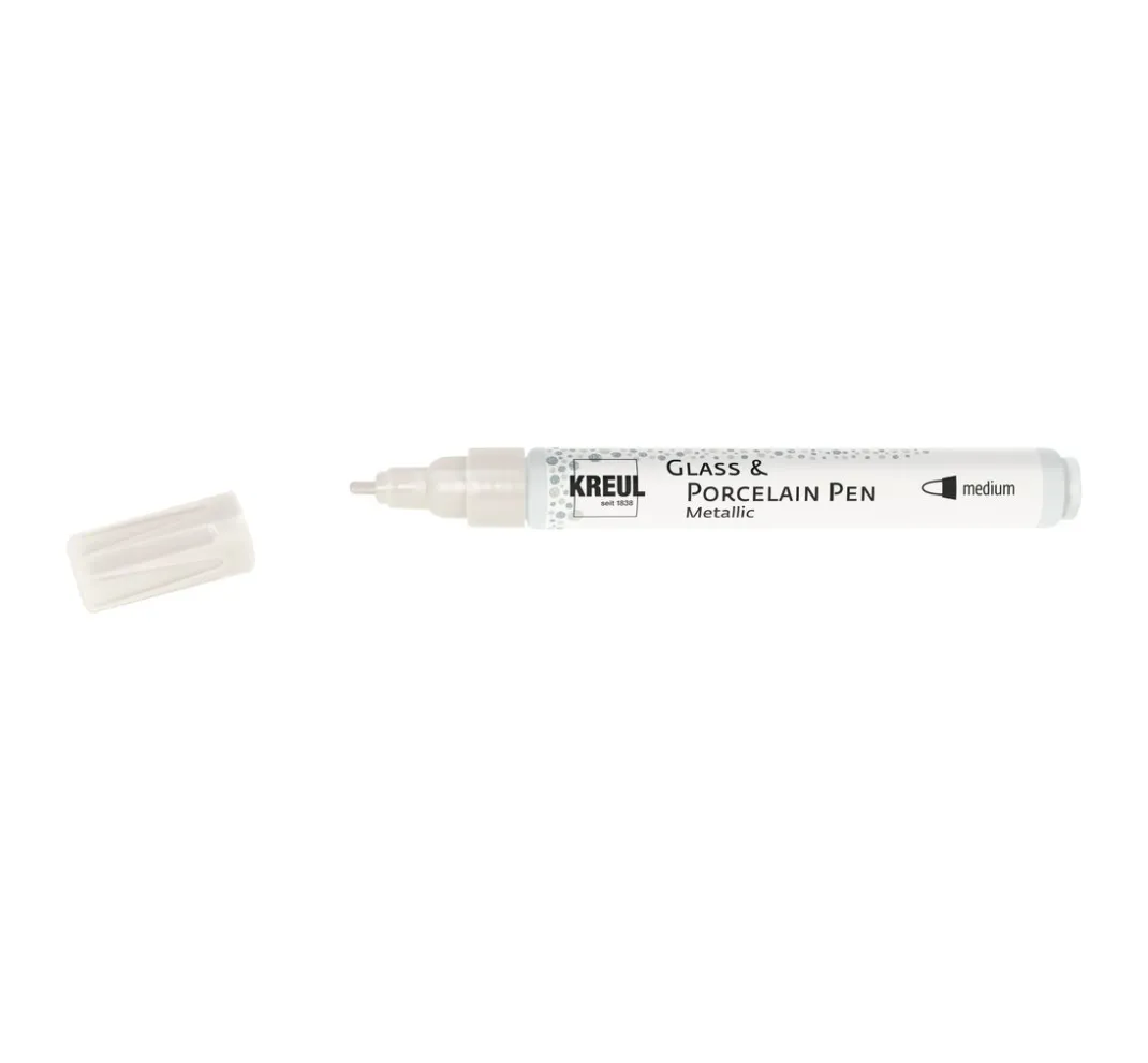 Kreul Kreative Glas- & Porzellanmalerei|Stifte>KREUL Glass & Porcelain Pen "Metallic"