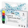 Kreul Kreative Stifte>KREUL Glass & Procelain Pen "Clear", 5er-Set