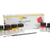Kreul Kreative Glasuren & Lasuren|Lacke & Lasuren>KREUL Holzlasur "Basis-Set", 6 Farben à 20 ml