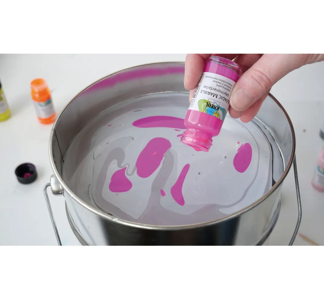 Kreul Kreative Marmorieren|Farbsets>KREUL Magic Marble Set "Love Neon"