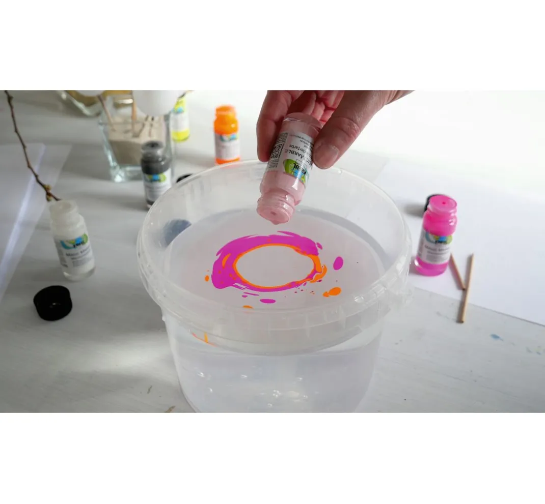Kreul Kreative Marmorieren|Farbsets>KREUL Magic Marble Set "Love Neon"