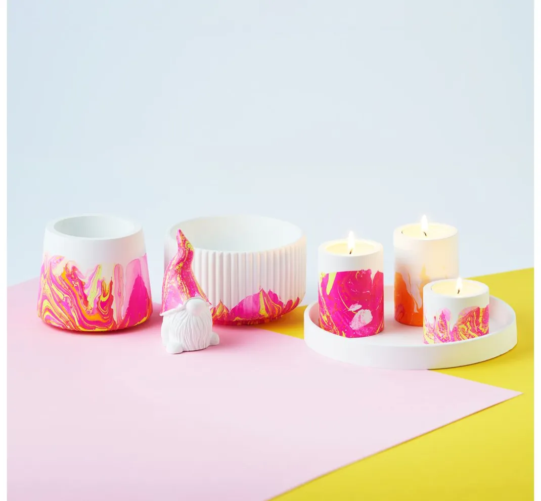 Kreul Kreative Marmorieren|Farbsets>KREUL Magic Marble Set "Love Neon"