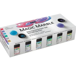 Kreul Kreative Marmorieren|Effektfarbe>KREUL Magic Marble Set "Metallic"