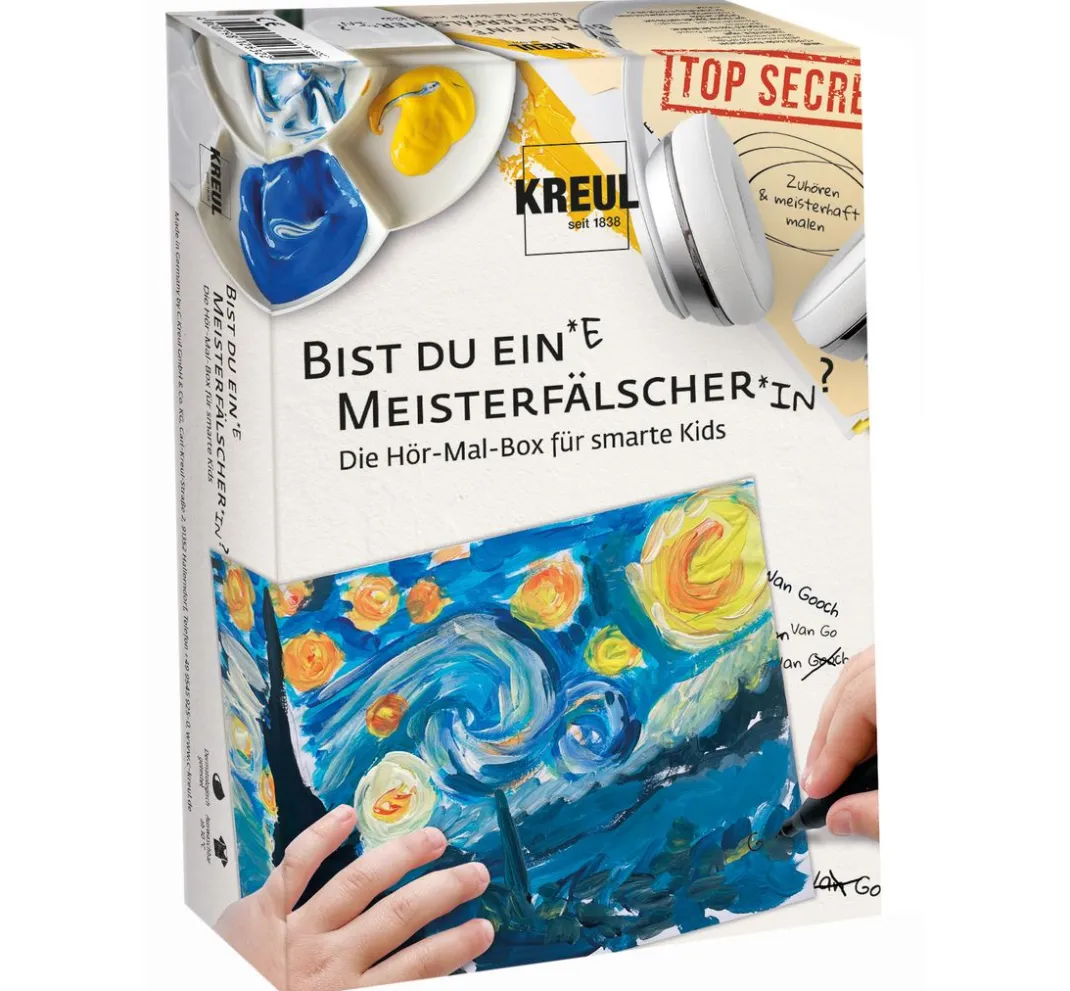 Kinder Kreul Bastelfarbe|Weitere Geschenkideen Für Kinder>Meisterfälscher-Box "Sternennacht"