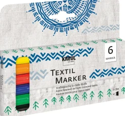 Kreul Kreative Textilfarbe|Stifte>KREUL Textil Marker fine, 6er-Set