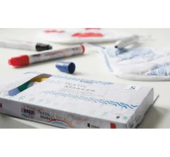 Kinder Kreul Kreative Stifte & Marker|Textilfarbe>KREUL Textil Marker medium, 5er-Set