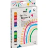 Kinder Kreul Kreative Stifte & Marker|Textilfarbe>KREUL Textil Marker medium "Junior", 12er-Set