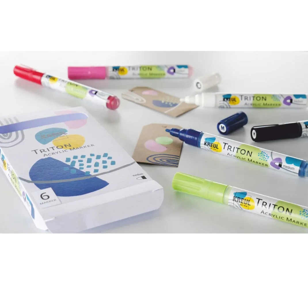 Kreul Stifte|Künstlerfarbe>Triton Acrylic Marker "Medium"