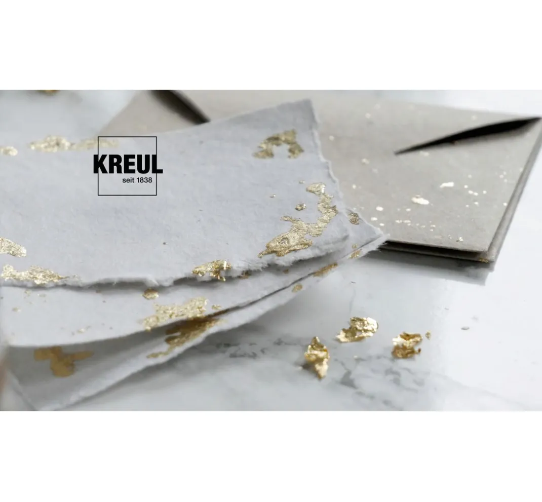 Kreul Kreative Vergolden|Farbsets>KREUL Vergolden mit Blattmetall "Golden Elegance"