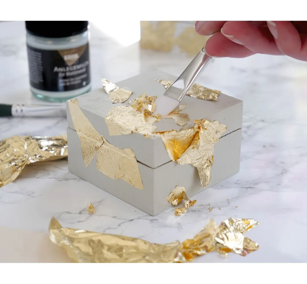 Kreul Kreative Vergolden|Farbsets>KREUL Vergolden mit Blattmetall "Golden Elegance"