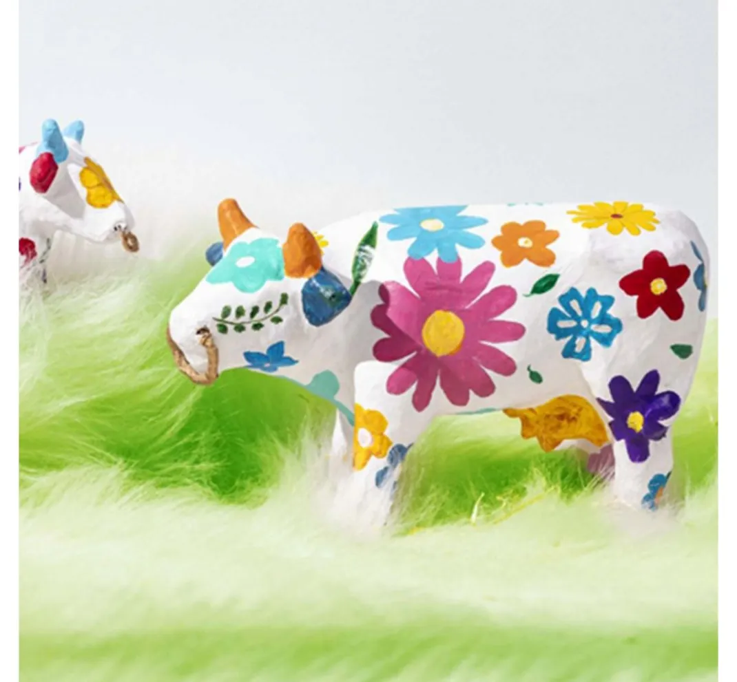 décopatch Decoupage|Décopatch>Kuh, Pappmaché