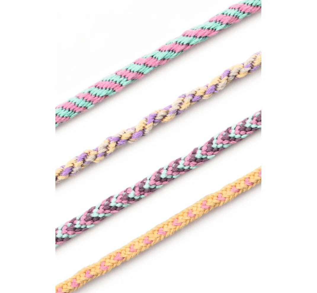 Kinder folia Schmuck-Bastelsets|Armbänder>Kumihimo Bastelset "Armbänder"