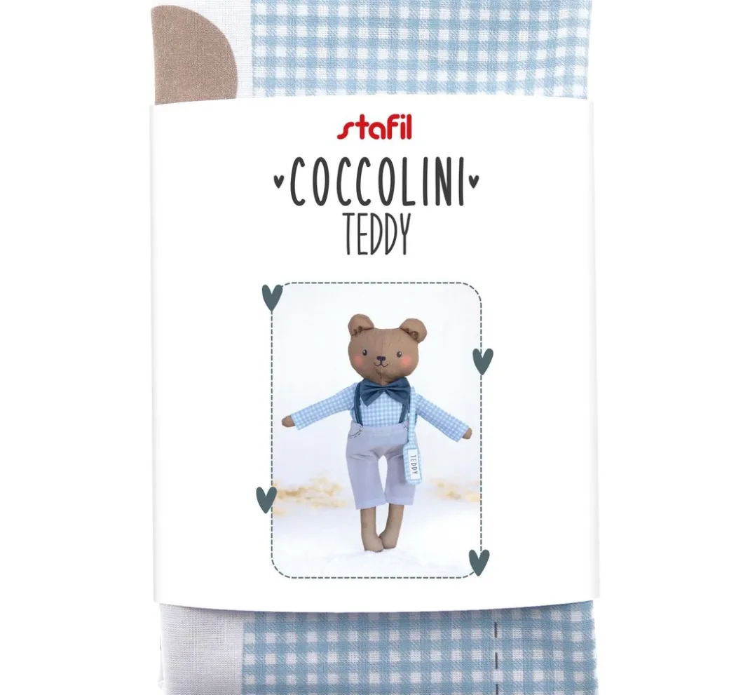 Kinder stafil Näh-Sets|Nähsets>Kuscheltier Nähset Coccolini "Teddy"