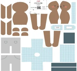 Kinder stafil Näh-Sets|Nähsets>Kuscheltier Nähset Coccolini "Teddy"