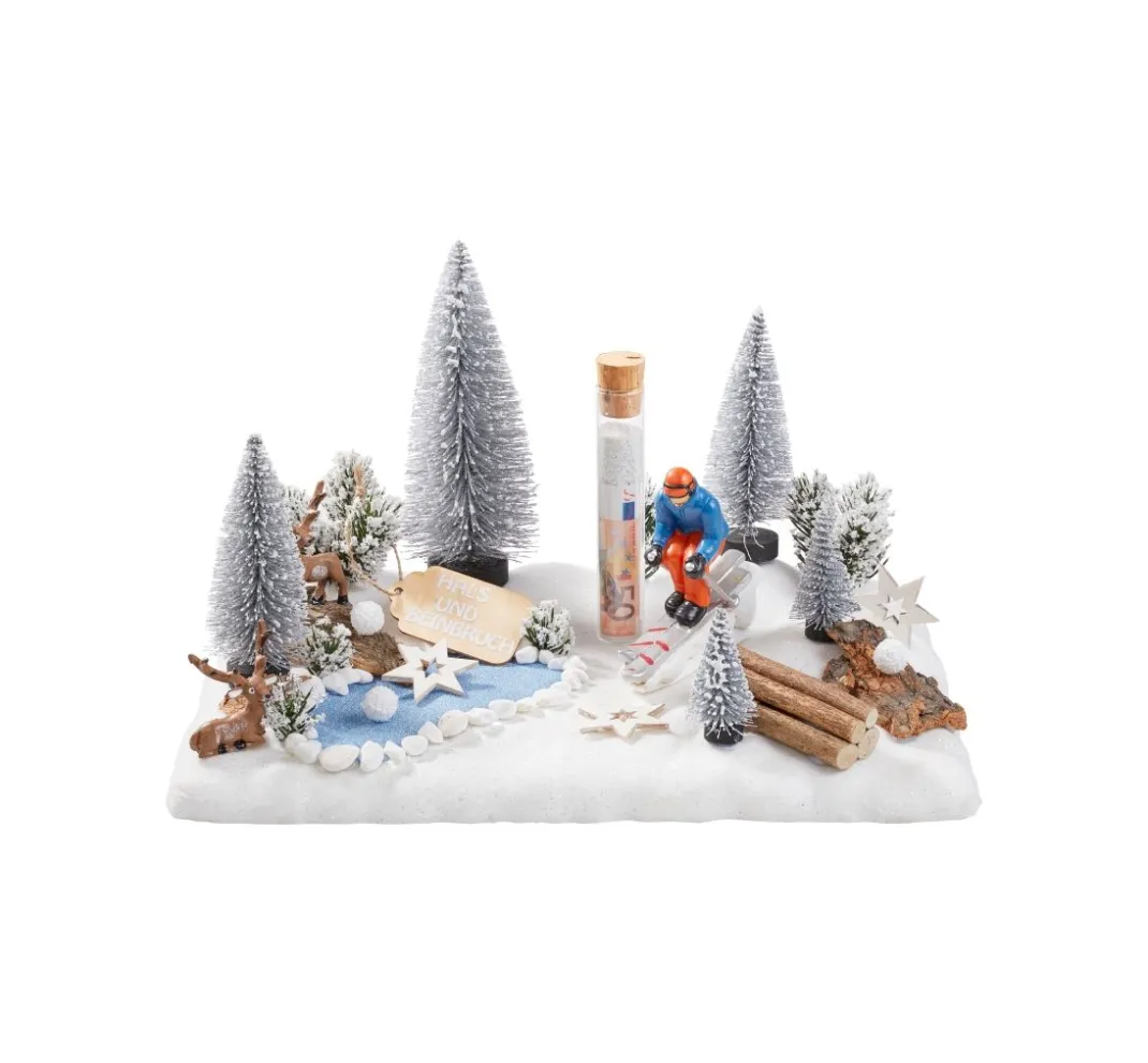 HobbyFun Glitter- Und Schneedeko|Styropor- Und Watteformen>Landschaft aus Styropor mit Schnee