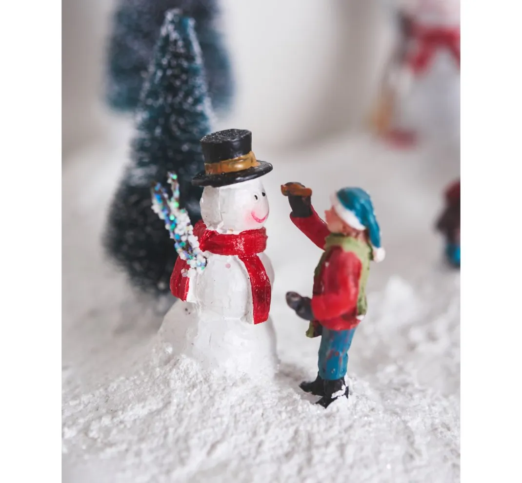HobbyFun Glitter- Und Schneedeko|Styropor- Und Watteformen>Landschaft aus Styropor mit Schnee