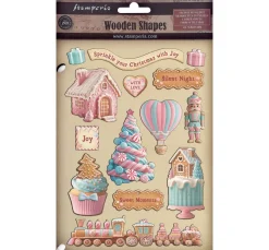 Stamperia Dekoelemente>Lasercut-Motive "Candy Christmas"