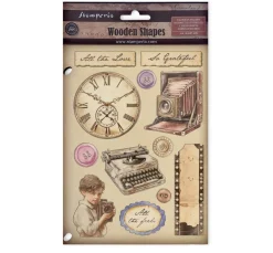 Stamperia Dekoelemente>Lasercut-Motive "Quiet Days"