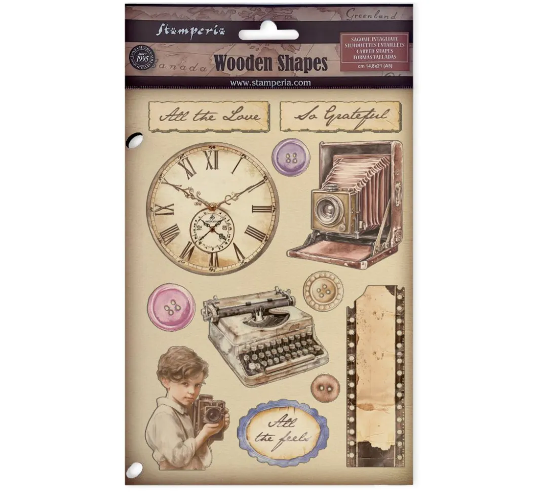 Stamperia Dekoelemente>Lasercut-Motive "Quiet Days"