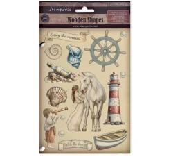 Stamperia Dekoelemente>Lasercut-Motive "Silent Sea"