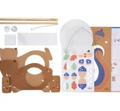 Kinder folia Laternen-Bastelsets|Laterne Basteln>Laternen-Bastelset "Eichhörnchen", inkl. LED Licht