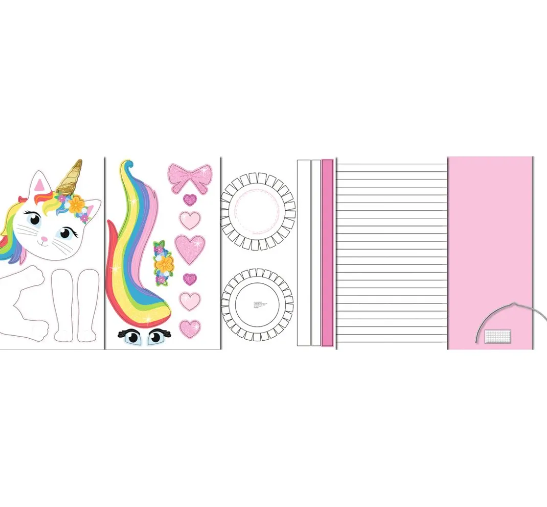 Kinder URSUS Papier|Papier-Bastelsets>Laternen-Bastelset "Kittycorn"
