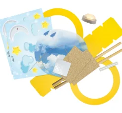 Kinder folia Laternen-Bastelsets|Papier>Laternen-Bastelset "Sonne, Mond und Sterne"