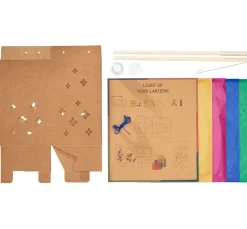 Kinder folia Laternen-Bastelsets|Laterne Basteln>Laternen-Bastelset "Starlight", inkl. LED Licht