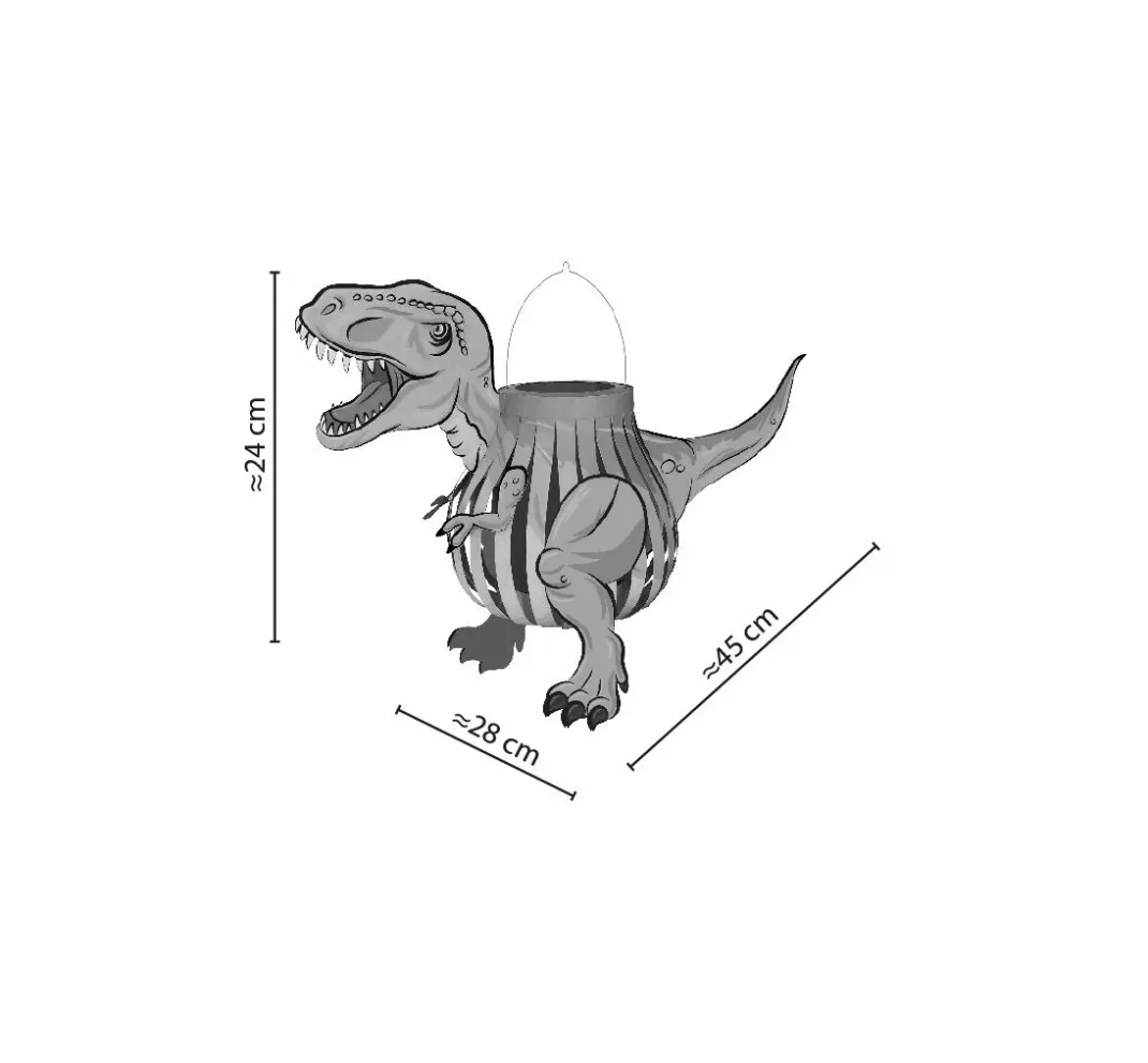 Kinder URSUS Laterne Basteln|Papier>Laternen-Bastelset "T-Rex"