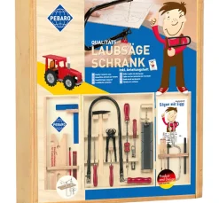 PEBARO Laubsägen>Laubsäge-Werkzeugschrank, 18-tlg.
