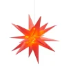 Riffelmacher & Weinberger Anhänger>LED-3D Stern "Wega", Rot