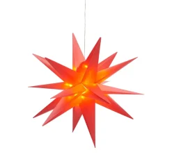 Riffelmacher & Weinberger Anhänger>LED-3D Stern "Wega", Rot