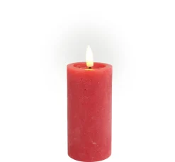 ohne Marke Kerzen Gestalten|Led-Kerzen & Led-Teelichte>LED-Echtwachskerze "10 x 5 cm", mit Timer 6/18 Std.