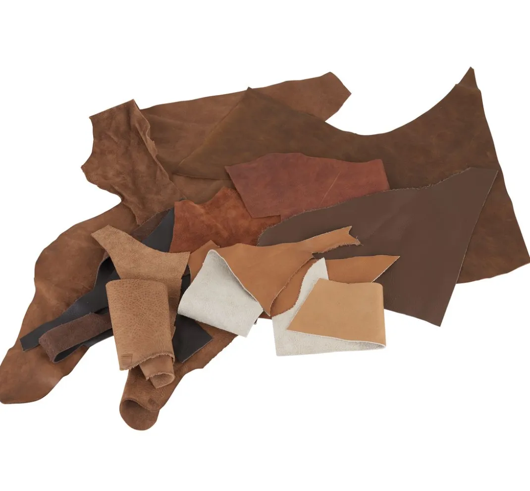 CREARTEC Spezialstoffe|Stoffpakete>Lederreste, 500 g