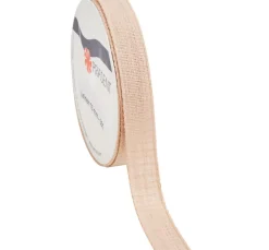 PRÄSENT Geschenk- & Ringelband|Deko-, Motiv- & Schmuckband>Leinenband "Natur"