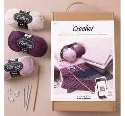 Kinder creativ company Handarbeit-Sets|Häkelset>Lernset Häkeln "Geschirrtücher"