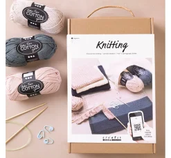 creativ company Stricken|Strickwolle>Lernset Stricken "Waschlappen"